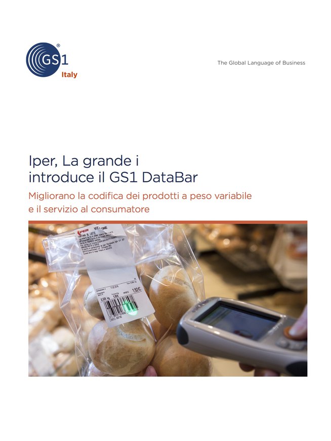 Iper, La grande i introduce il GS1 DataBar Migliorano la codifica dei prodotti a peso variabile e il servizio al consumatore